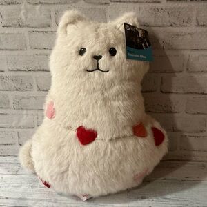 HUMANE WORLD FOR ANIMALS 15x20 Heart Garland Cat Pillow